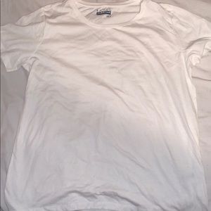 Basic white tee